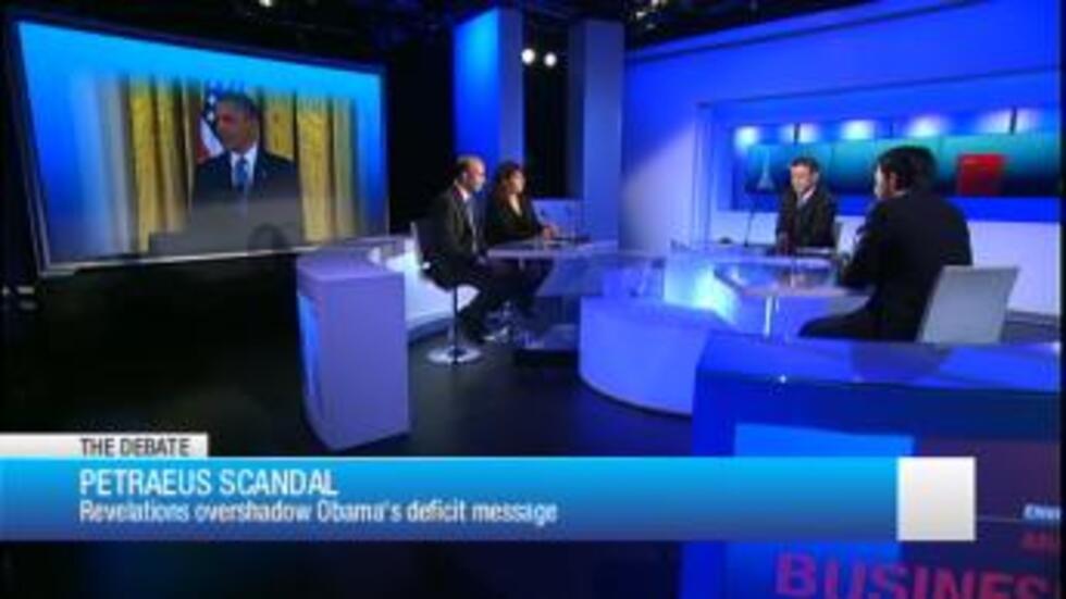 Petraeus scandal Revelations overshadow Obama's deficit message The